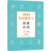 音像800常用字简繁对照习字帖(版)卢国联