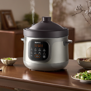 苏泊尔SUPOR 4L大容量微电脑电炖锅DG45YC87预约煮粥单胆设计适合家庭使用