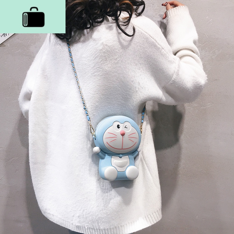 网红个性日系可爱卡通少女儿童硅胶时尚单肩斜挎包链条小包手机包NEW LAKE女斜挎包