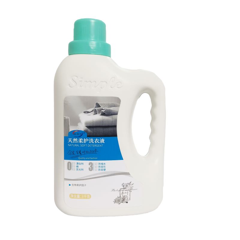 珑清悦 柔护洗衣液 3kg 桶