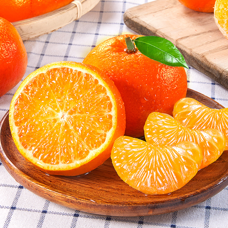 [熊猫鸟]新鲜沃柑 净重5斤 中果 4-5个/斤 新鲜时令水果当季整箱