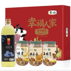 中粮福临门诗怡大米面粉菜籽油 红花籽油亚麻籽油组合装 多规格可选