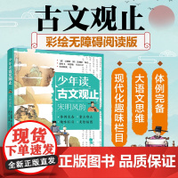 少年读古文观止 宋明风韵 中国文言文启蒙无障碍阅读版 文言文导读注释 中国历代文章精选集 青少年国学精髓启蒙读物 文言成