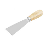 鑫环境 2寸木柄油灰刀油灰刀铲刀清洁铲子小铲刀小刮刀刮腻子刀抹泥刀工具批刀油漆工具