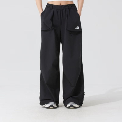 阿迪达斯(adidas)女裤新款运动可调节裤腿梭织休闲裤JZ2171 C