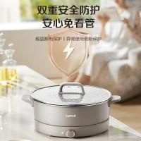 苏泊尔(SUPOR)超薄电火锅 涮肉电煮锅 火锅专用锅 电炒锅 家用多功能分体式电热锅电炖锅 6L多用途锅H60YK88
