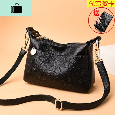 中老年女包妈妈婆婆奶奶小包包2020新款老年人单肩斜挎包中年挂包NEW LAKE女斜挎包