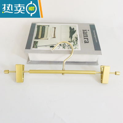 敬平铝合金裤架强力家用挂裙子衣架带夹子防炸褶晾晒jk金属裤夹