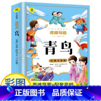 青鸟 [正版]青鸟书彩图注音版 四年级阅读课外书必读书目儿童文学 小学生二三4年级阅读书籍世界经典名著老师故事书 思维导