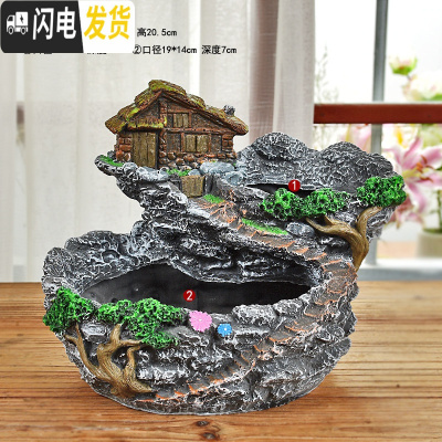 三维工匠微景观多肉植物小花盆多肉花盆树脂盆器创意大号口径拼盘简约个性 T525 中等花盆容器