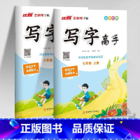 语文 七年级下 [正版]2023秋季2023春季新版古新特字帖写字高手语文英语临写本初中七年级八年级上册下册人教版练字帖