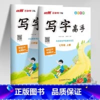 语文 七年级下 [正版]2023秋季2023春季新版古新特字帖写字高手语文英语临写本初中七年级八年级上册下册人教版练字帖