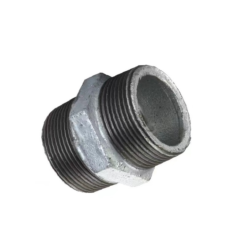 伟鹏双兴 镀锌外丝六角对丝接头 DN40[1.5寸] 个