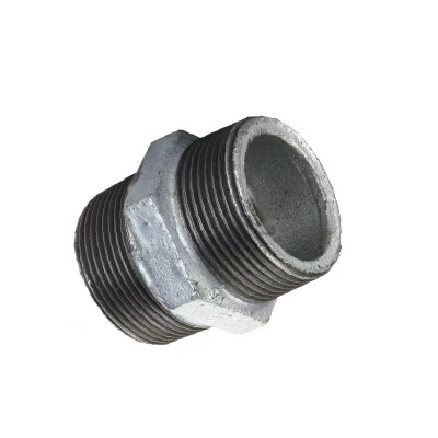 伟鹏双兴 镀锌外丝六角对丝接头 DN40[1.5寸] 个