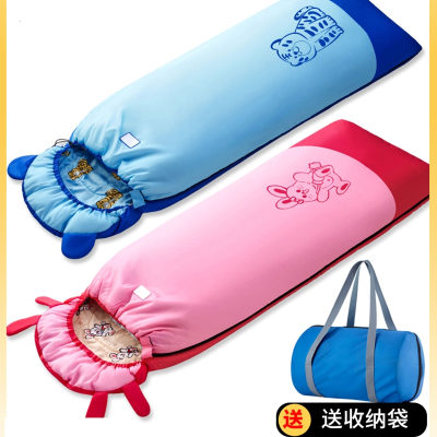  闪电客睡袋春夏秋冬四季保暖睡袋室内大童防踢被广东小学生午休睡袋