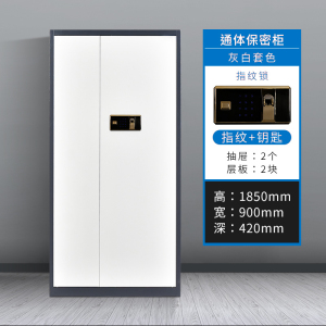 利特莱依办公文件柜国宝锁指纹保密柜电子密码锁财务档案柜保险柜资料柜铁