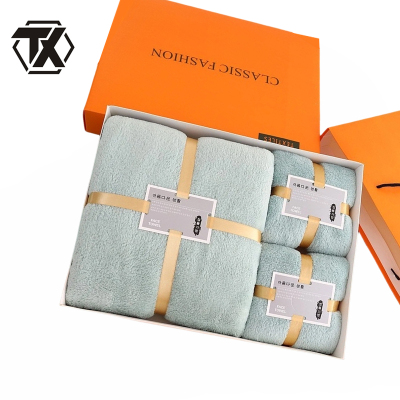 铁迅 毛巾浴巾三件套礼盒 I176 套