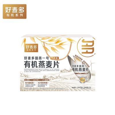 好麦多 国燕一号有机燕麦片1050g
