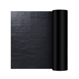 迅迈 1米X5米 楼房屋顶防水补漏卷材 黑膜哑光自粘防水隔热材料强力止漏胶带贴布