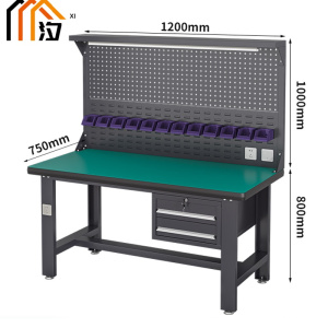 汐重型钳工操作台 工具桌120cm张