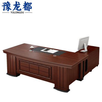豫龙都办公桌+柜2.2m张
