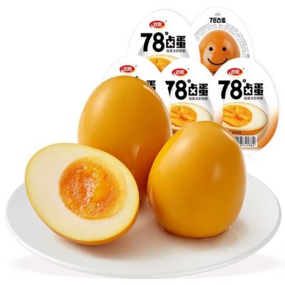 卫龙78度卤蛋卤味熟食即食鸡蛋零食网红溏心蛋早餐小吃休闲食品