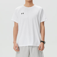 安德玛(Under Armour)短袖男装新款舒适透气圆领运动服时尚潮流T恤21500140-100 ZP