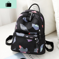 双肩包女2020新款牛津布百搭时尚帆布轻便超火书包尼龙旅游小背包NEW LAKE