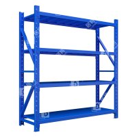 居将 JJ4010327 仓储货架库房置物架中型货架蓝色主架2000*500*2000mm/200kg