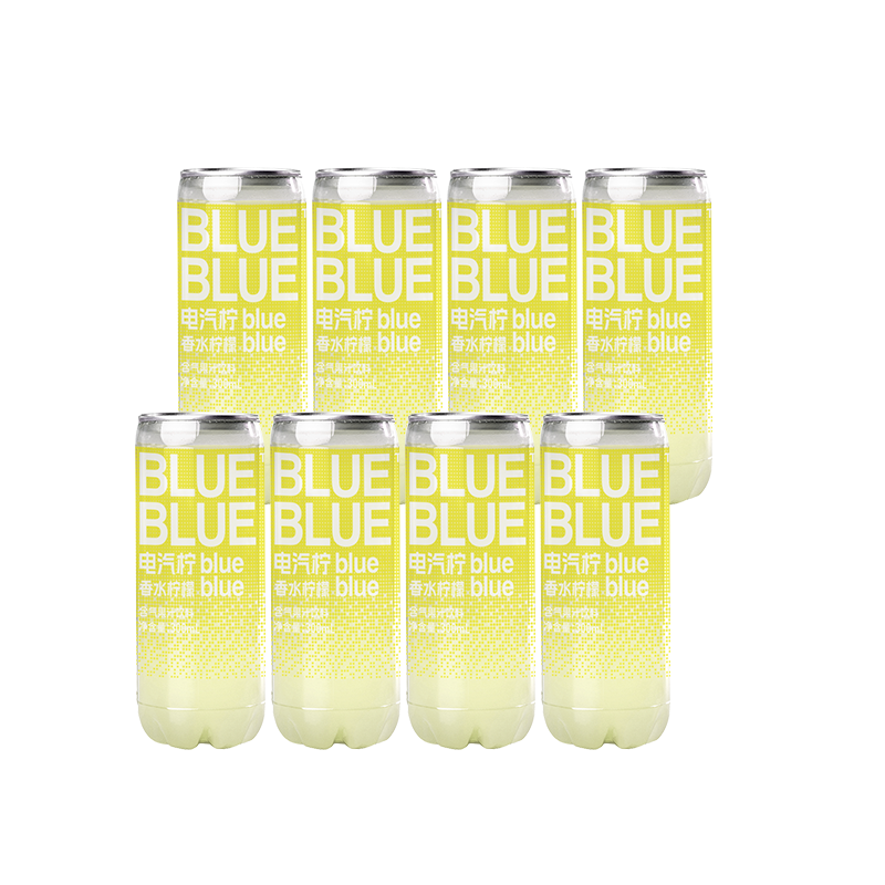 柠檬共和国香水柠檬气泡果汁饮料300ml*8瓶