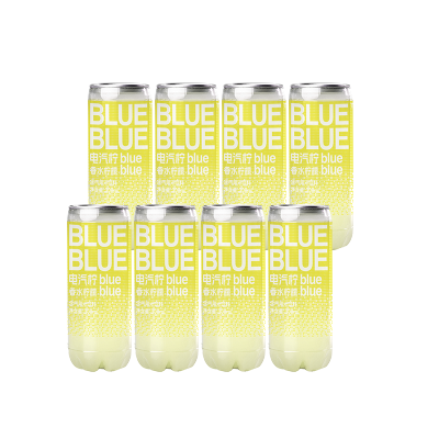 柠檬共和国香水柠檬气泡果汁饮料300ml*8瓶