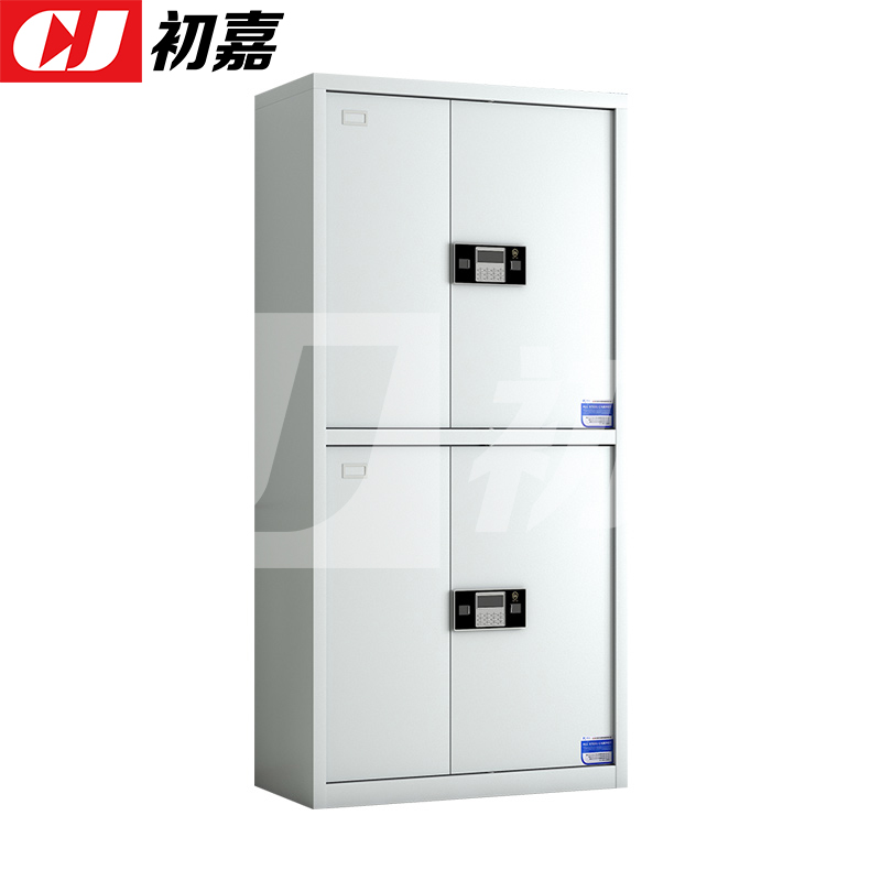 初嘉(CJ) CJ4102405 保密柜文件柜钢制密码柜办公铁皮资料柜档案柜 常规通双节电子锁