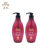 滋源氨基酸茶籽去屑洗头水 两瓶装 535ml+535ml /套