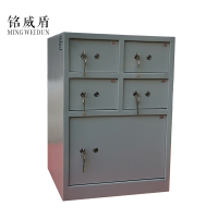 铭威盾办公室酒店保管想保险柜5门贵重物品机械保管箱五门总台客用保险柜