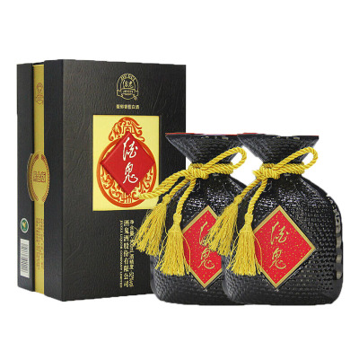 酒鬼酒黑金版52度 500ml*2 馥郁香型白酒 新老版本年份随机