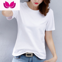 七斓美式短袖正肩t恤女夏季2022新款宽松设计感小众复古韩系上衣