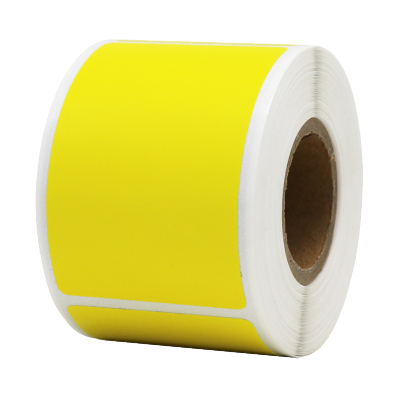 佰纳瑞(BAINARUI) BNR-B039 打印标签纸颜色:黄色(尺寸:38mm*60mm)单位:250片/卷