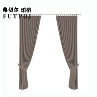 弗切尔珀榕仿麻706遮光窗帘含轨道配件1m*2.7m/FJBL210321(米)偏远地区联系客服