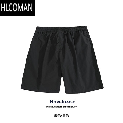 HLCOMANNewJNXS日系CityBoy风格宽松休闲短裤男夏潮牌直筒工装裤