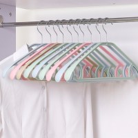 绵冠家用成人宽肩防滑衣架 塑料无痕晾衣架衣柜衣撑衣挂衣架子20只装