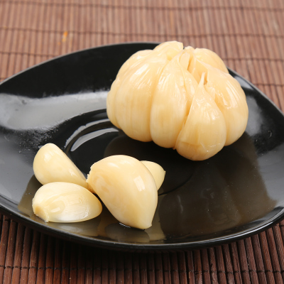 糖醋蒜糖蒜甜蒜农家自制腌泡大蒜头白糖蒜泡蒜泡菜下饭菜咸菜500g