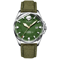 卡梭(KASSAW)手表自动机械表皮带夜光男表军表防水时尚商务男士腕表15008M