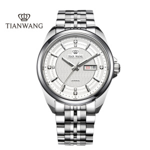 天王表(TIAN WANG)手表 男士手表经典商务休闲男表机械表正品品牌男表GS5812