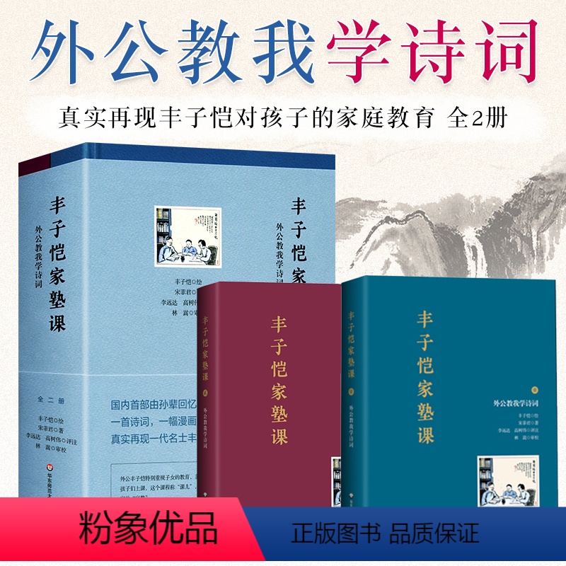 丰子恺家塾课 外公教我学诗词(上下2册)[2021年中国好书入围] [正版]中国好书系列全套 少儿书籍童书乘风破浪的男孩