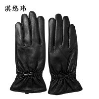 淇悠玮 整皮防寒皮手套 女款 双