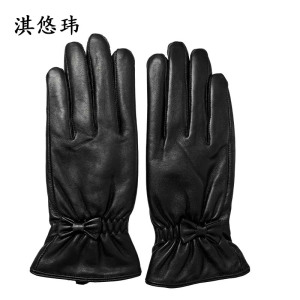 淇悠玮 整皮防寒皮手套 女款 双