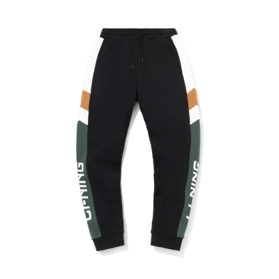 李宁卫裤男士新款运动时尚系列男装休闲裤子收口运动长裤