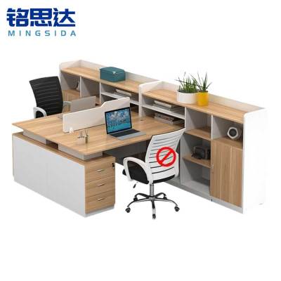铭思达屏风工位两人含柜套