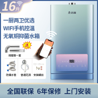 志高燃气热水器家用恒温强排零冷水天然气煤气液化气 十六升无线款高配恒温 液化