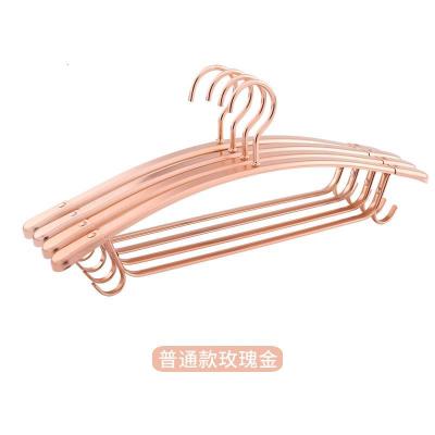 铝合金晒衣服裤子一体衣裤架多功能裤夹衣架带夹子晾衣架家用挂钩